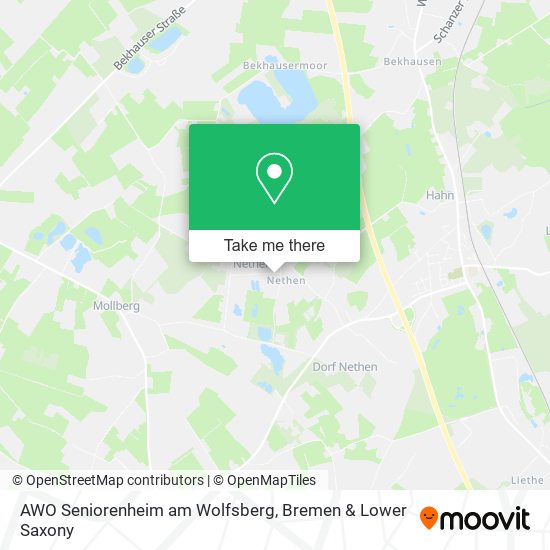 AWO Seniorenheim am Wolfsberg map