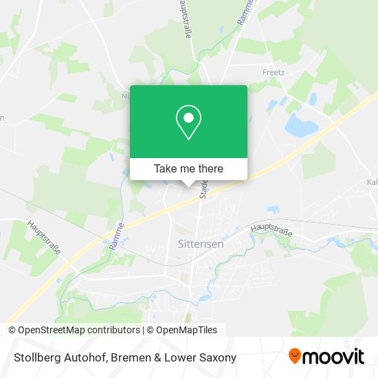 Stollberg Autohof map