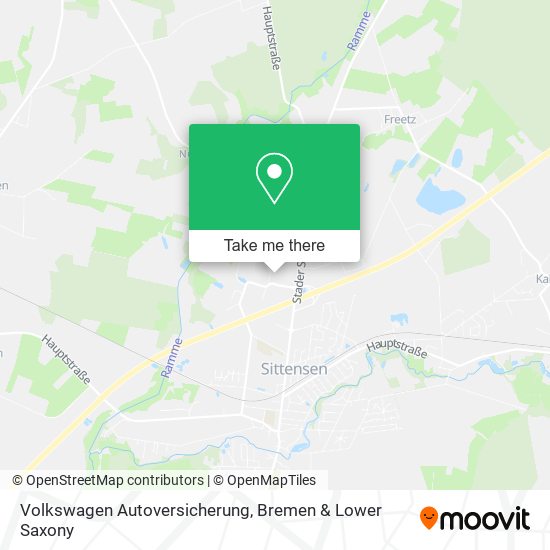Volkswagen Autoversicherung map