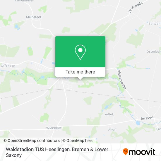 Waldstadion TUS Heeslingen map