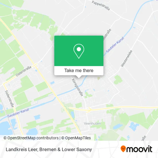 Landkreis Leer map
