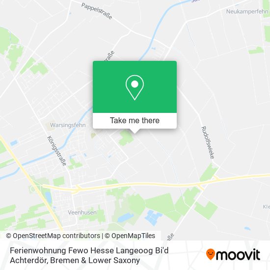 Ferienwohnung Fewo Hesse Langeoog Bi'd Achterdör map