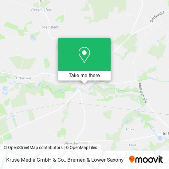 Kruse Media GmbH & Co. map