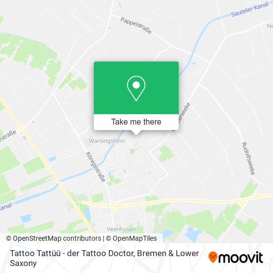 Tattoo Tattüü - der Tattoo Doctor map