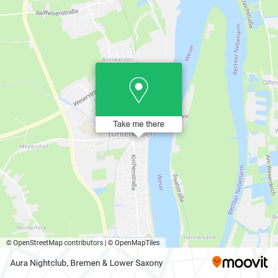 Aura Nightclub map