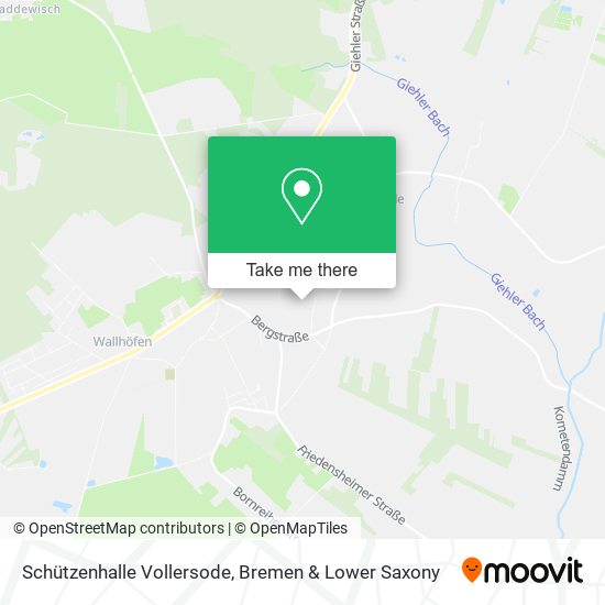 Schützenhalle Vollersode map