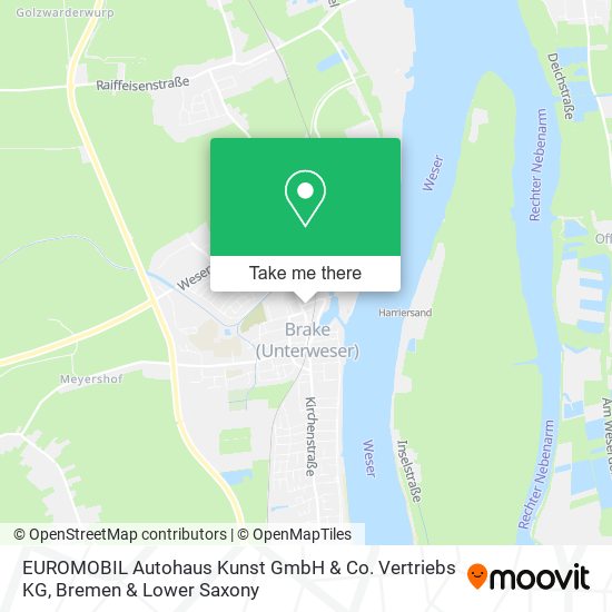 EUROMOBIL Autohaus Kunst GmbH & Co. Vertriebs KG map