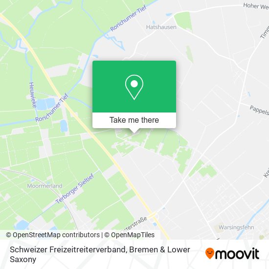 Schweizer Freizeitreiterverband map
