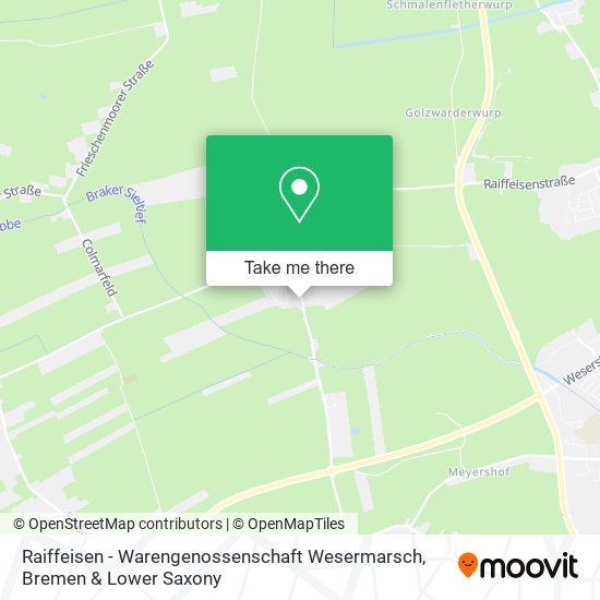 Raiffeisen - Warengenossenschaft Wesermarsch map