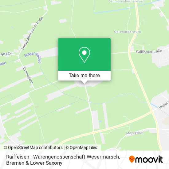 Raiffeisen - Warengenossenschaft Wesermarsch map