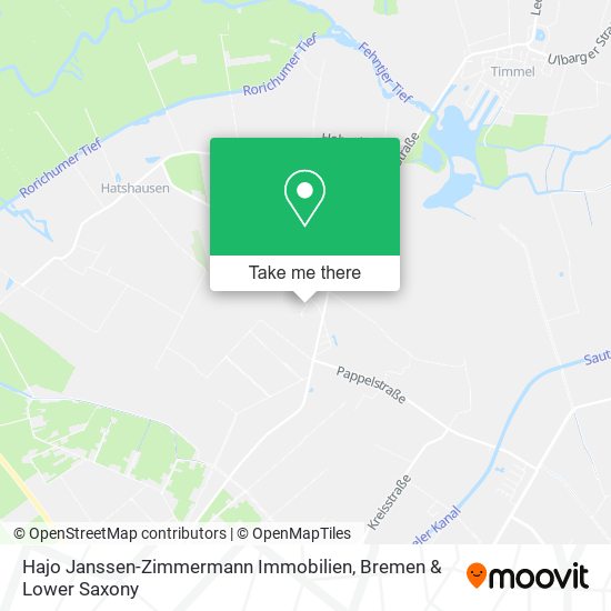 Hajo Janssen-Zimmermann Immobilien map