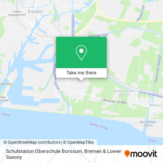 Schulstation Oberschule Borssum map