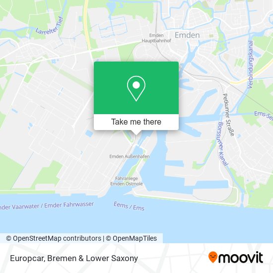Europcar map