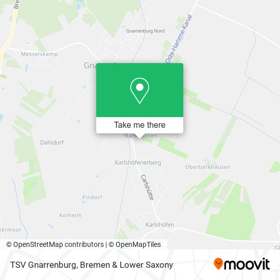 TSV Gnarrenburg map