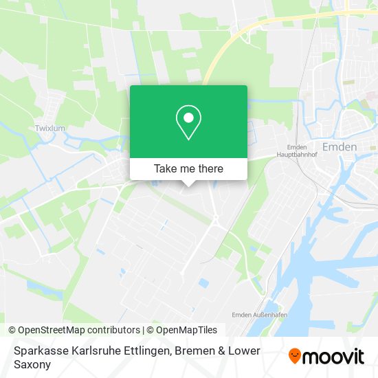 Sparkasse Karlsruhe Ettlingen map