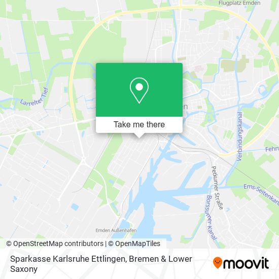 Sparkasse Karlsruhe Ettlingen map