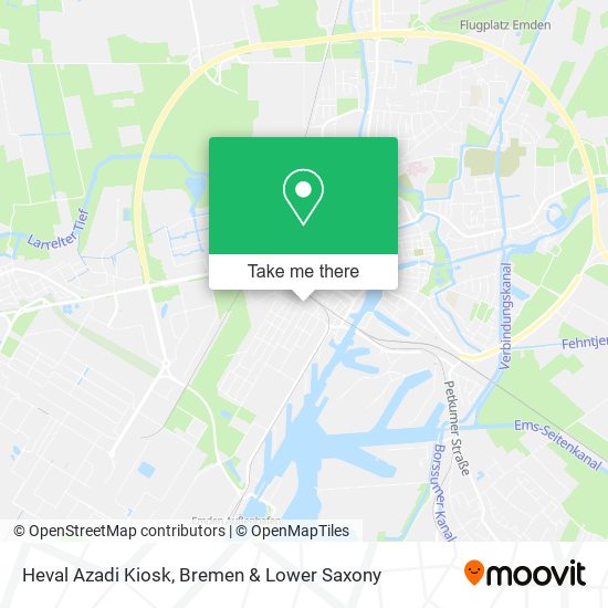 Heval Azadi Kiosk map