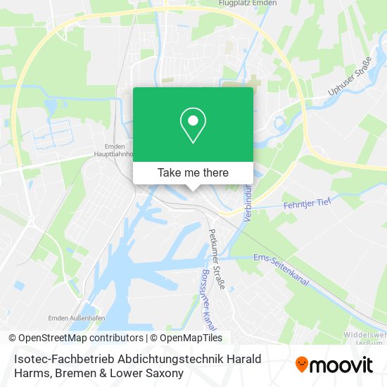 Isotec-Fachbetrieb Abdichtungstechnik Harald Harms map