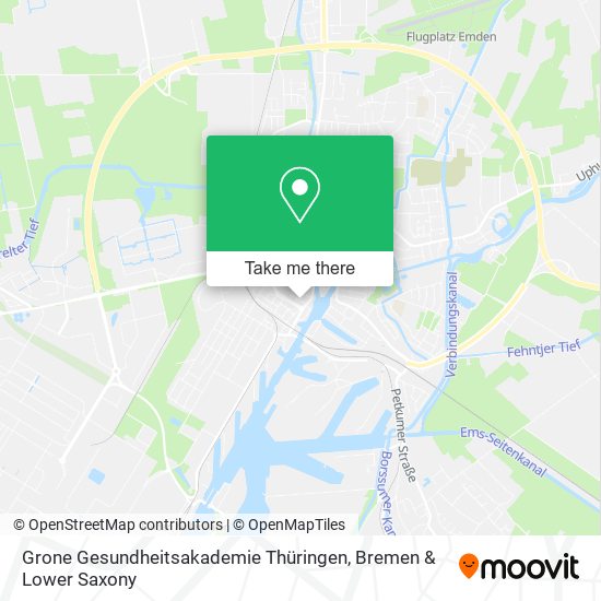 Grone Gesundheitsakademie Thüringen map