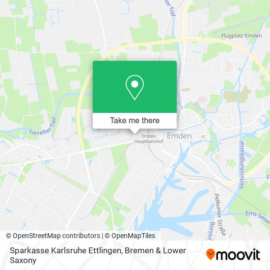 Sparkasse Karlsruhe Ettlingen map