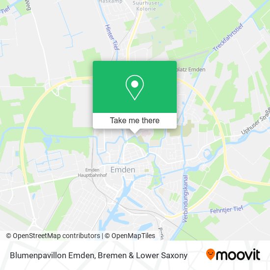 Blumenpavillon Emden map