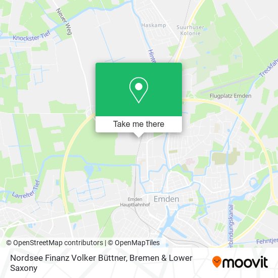 Nordsee Finanz Volker Büttner map