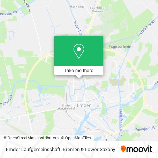 Emder Laufgemeinschaft map