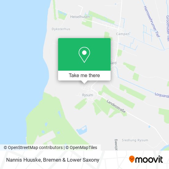 Nannis Huuske map
