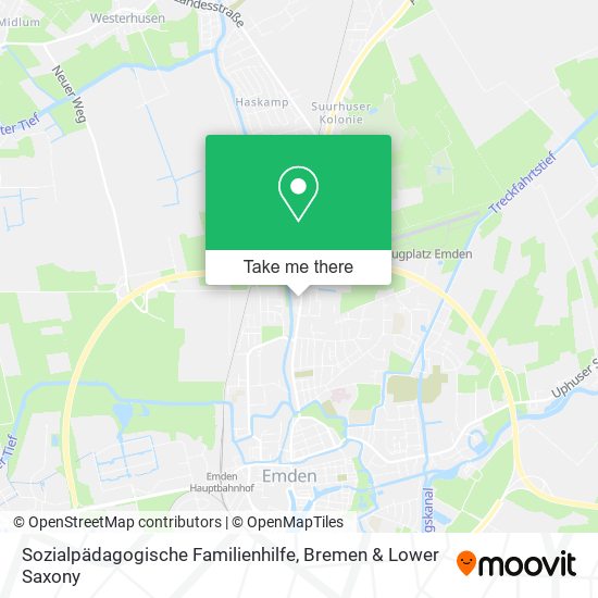 Sozialpädagogische Familienhilfe map
