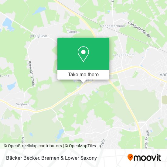 Bäcker Becker map