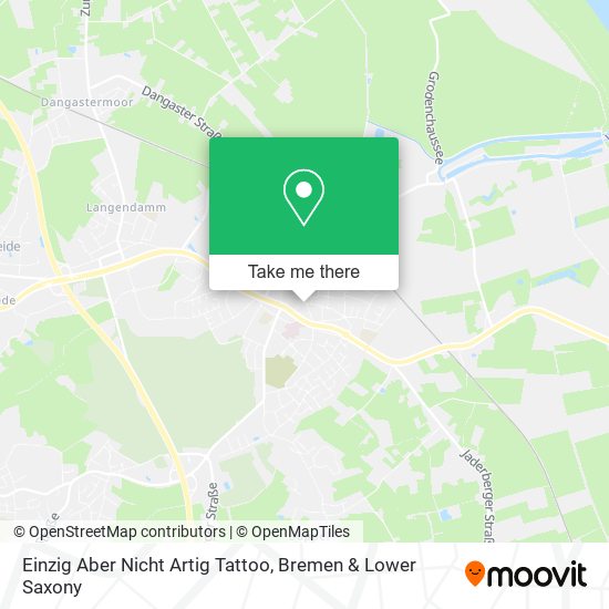 Einzig Aber Nicht Artig Tattoo map