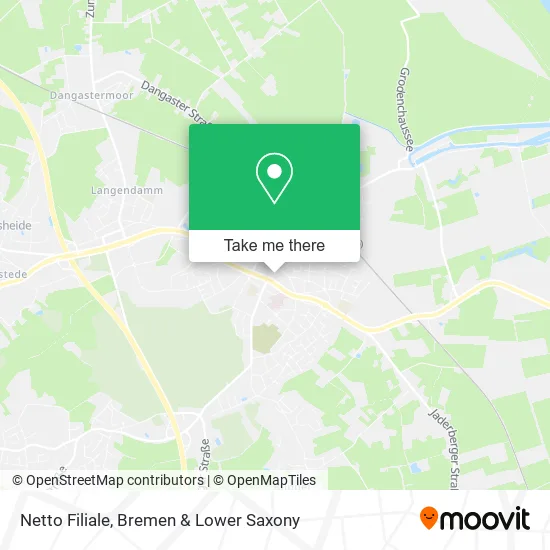 Netto Filiale map