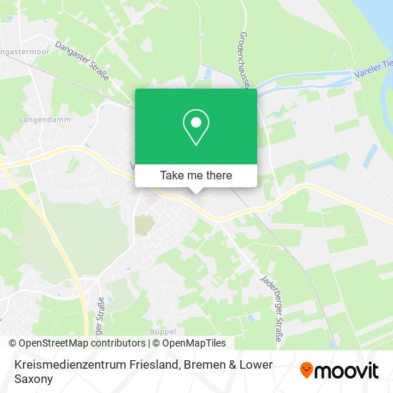 Kreismedienzentrum Friesland map