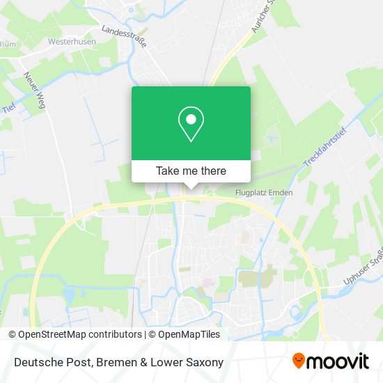 Deutsche Post map