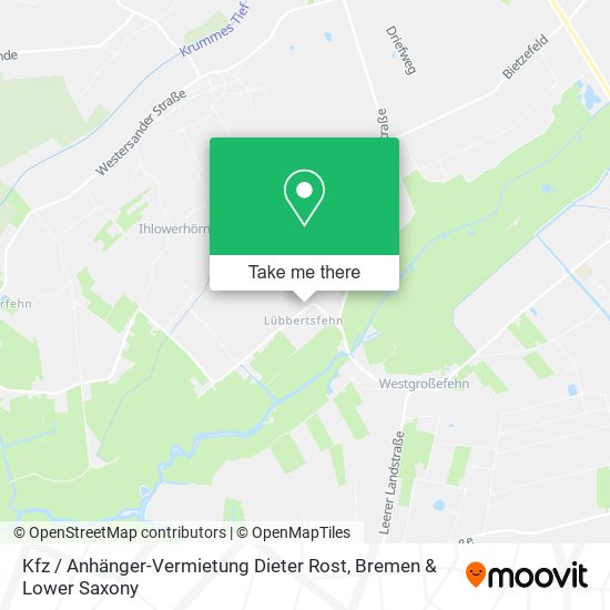Kfz / Anhänger-Vermietung Dieter Rost map