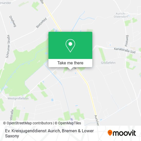 Ev. Kreisjugenddienst Aurich map