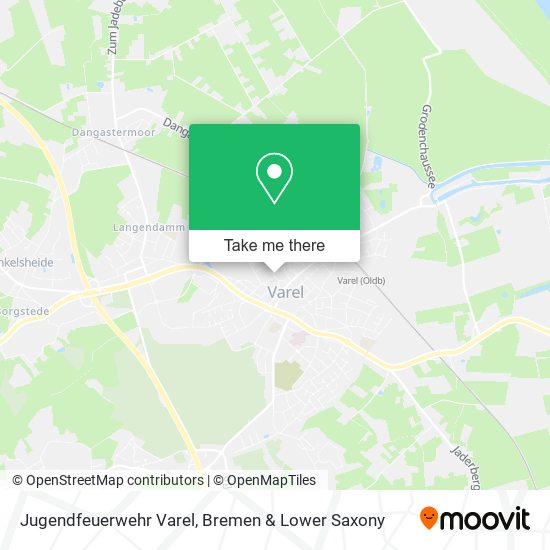 Jugendfeuerwehr Varel map