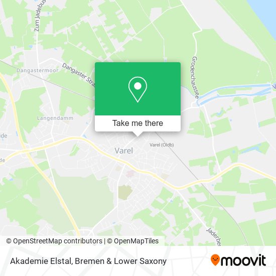 Akademie Elstal map