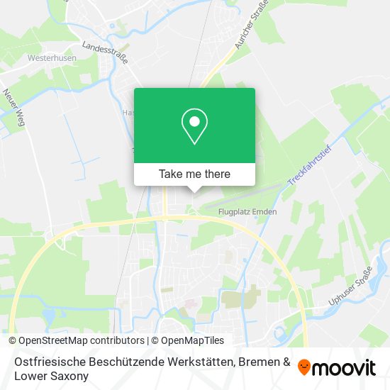 Ostfriesische Beschützende Werkstätten map