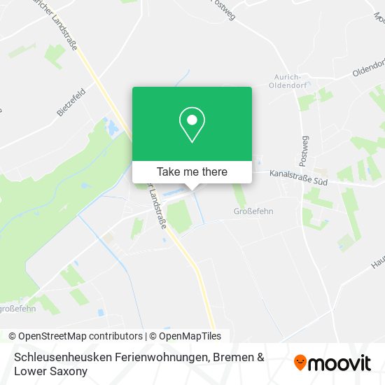 Schleusenheusken Ferienwohnungen map