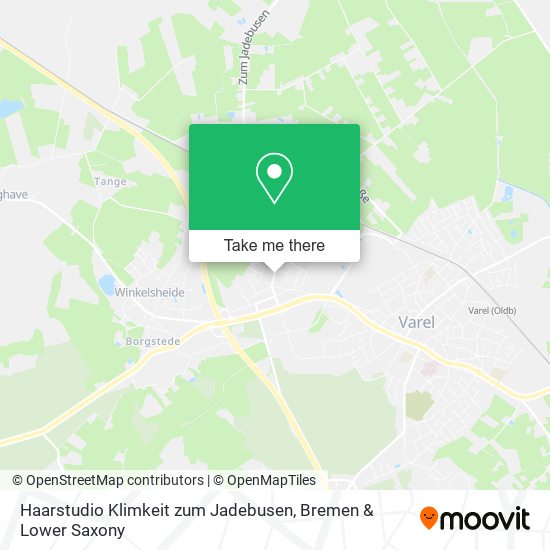 Haarstudio Klimkeit zum Jadebusen map