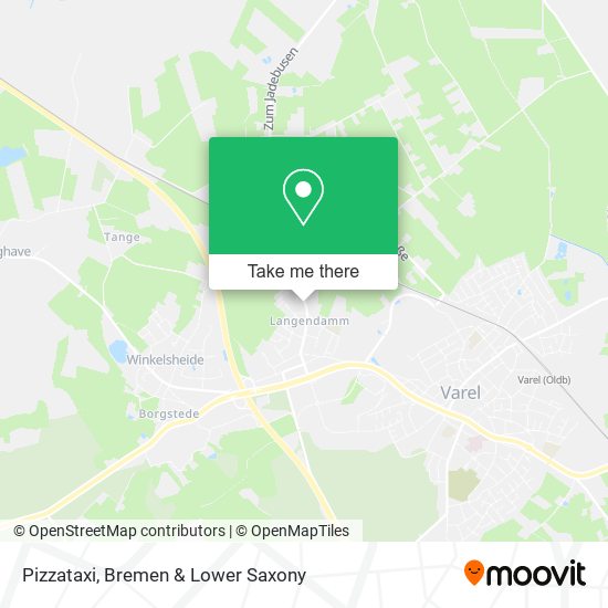 Pizzataxi map