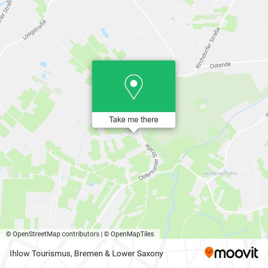 Ihlow Tourismus map