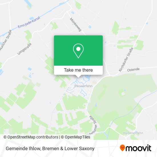 Gemeinde Ihlow map