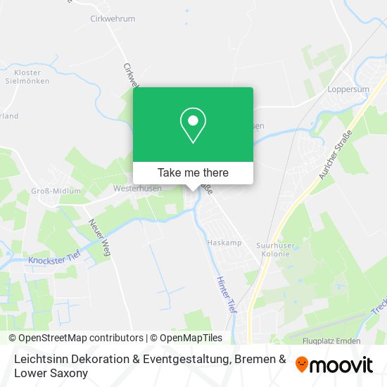 Leichtsinn Dekoration & Eventgestaltung map