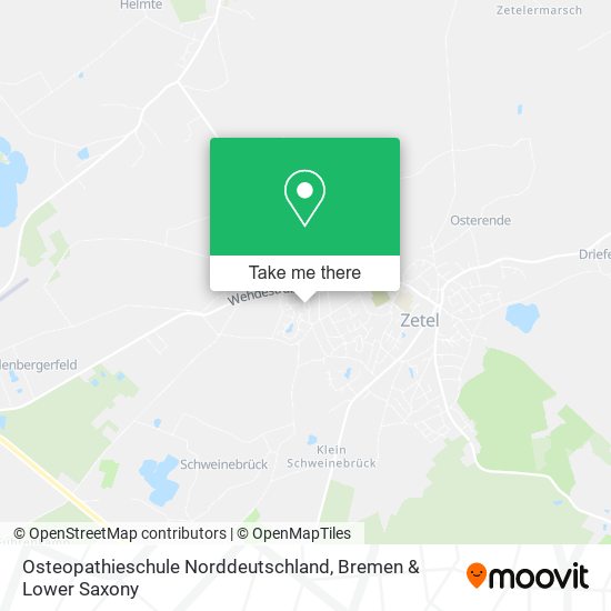 Osteopathieschule Norddeutschland map