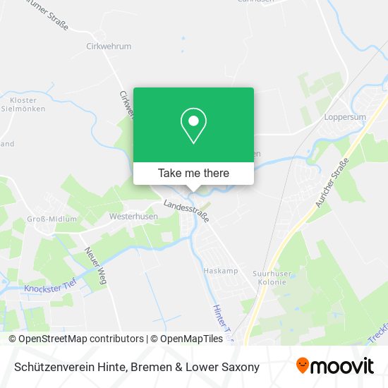 Schützenverein Hinte map
