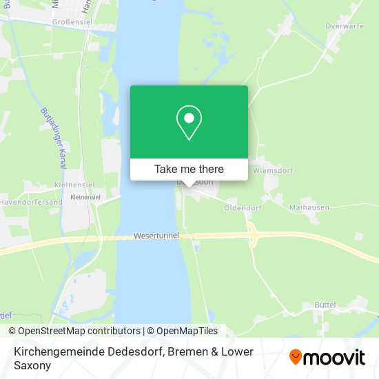 Kirchengemeinde Dedesdorf map