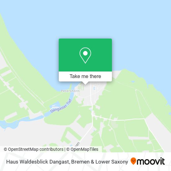Haus Waldesblick Dangast map