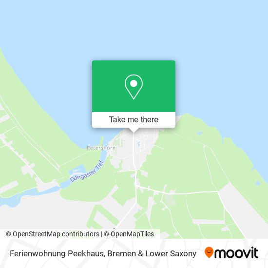 Ferienwohnung Peekhaus map
